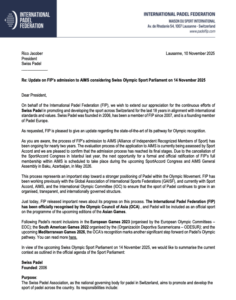 FIP en la fase final de admisión en AIMS